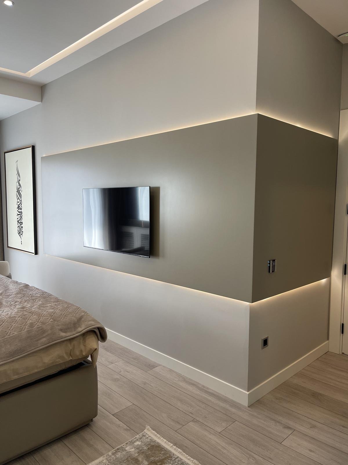 Fireplace and wall unit